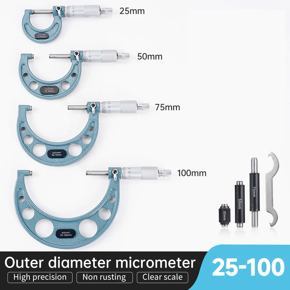 jeu-de-micrometres-de-haute-precision-0-25mm-50mm-75mm-100mm-od-outil-de-mesure-de-haute-precision-avec-arret-a-cliquet-standard-4-pieces