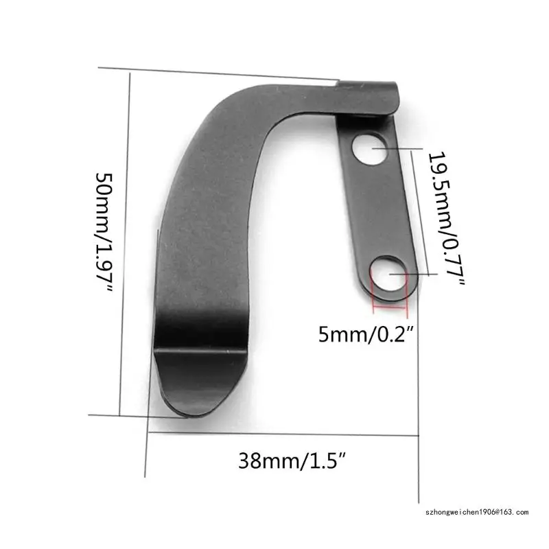 28GF مشبك حزام من المعدن مشبك الحزام العالمي مرفق سكين الأغماد إخفاء كليب حزام المرفقات الخصر كليب ل Kydex
