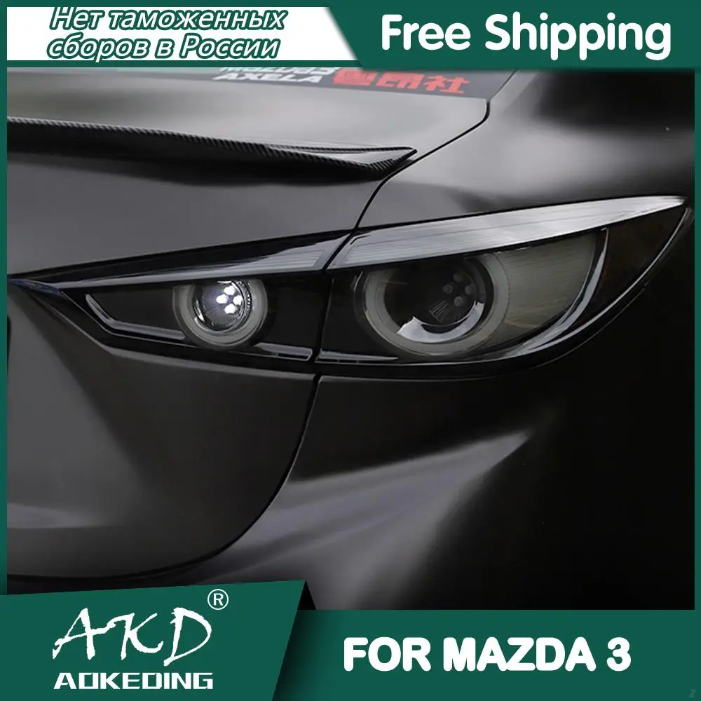 Car For Mazda 3 Axela 2014-2018 Mazda3 Tail Lamp Led Fog Lights Drl Hella Tuning Light Car Accessories Tail Lights