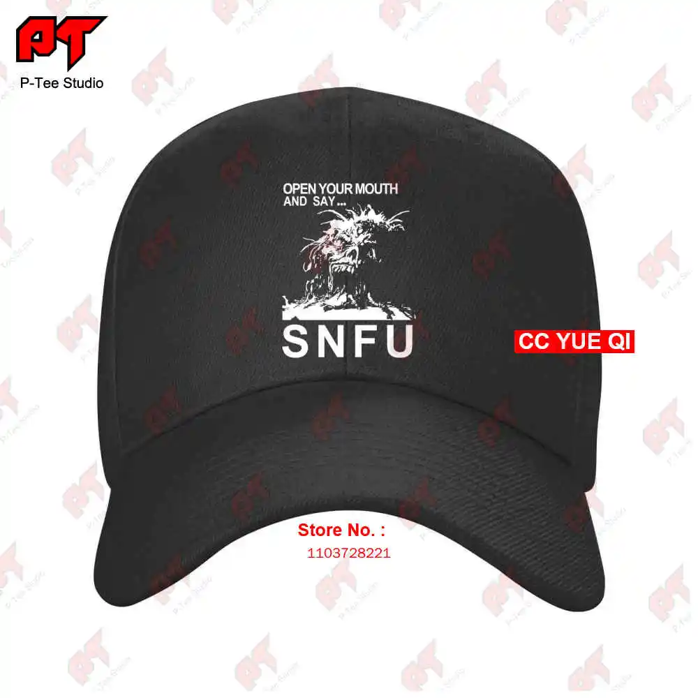 Snfu 90S Band abrir sua boca e dizer bonés de beisebol, Truck Cap, IC0P