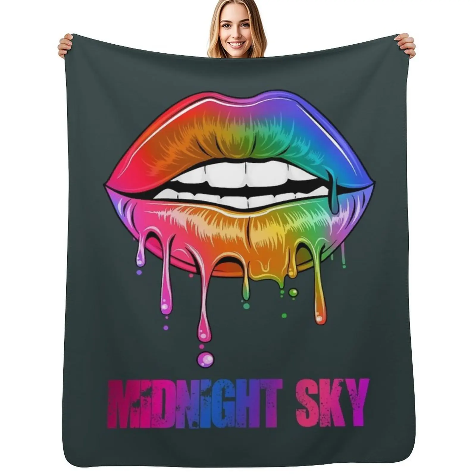 

Midnight Sky Throw Blanket Durable Warm Blanket for Daily Home Use