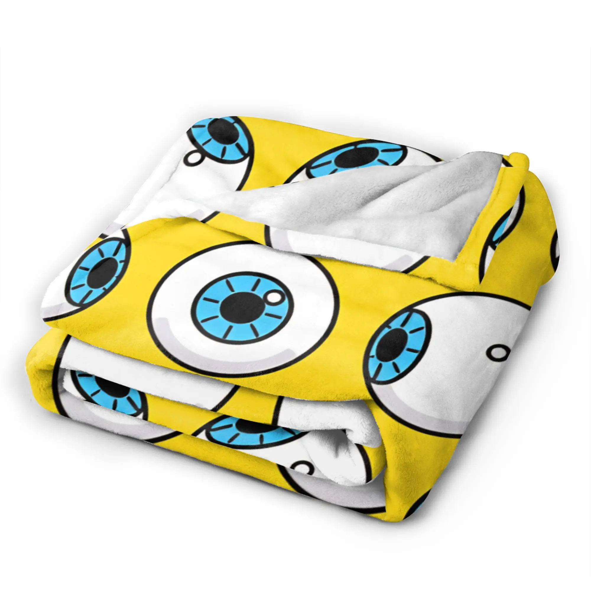 Eye Pattern Blanket  Warm Soft Street Trend Plush Throw Blanket For Kids Adult Outdoor Flannel Bedspread Bed Cover