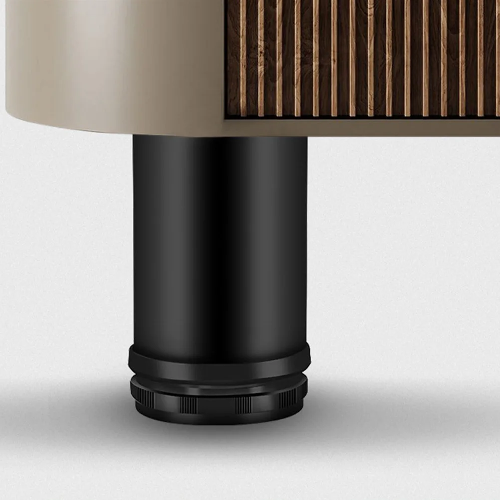 4 قطع من أرجل الأثاث الاحترافية المصنوعة من الفولاذ المقاوم للصدأ لوظائف متعددة في أرجل خزانة طاولة أثاث المنزل والمكاتب