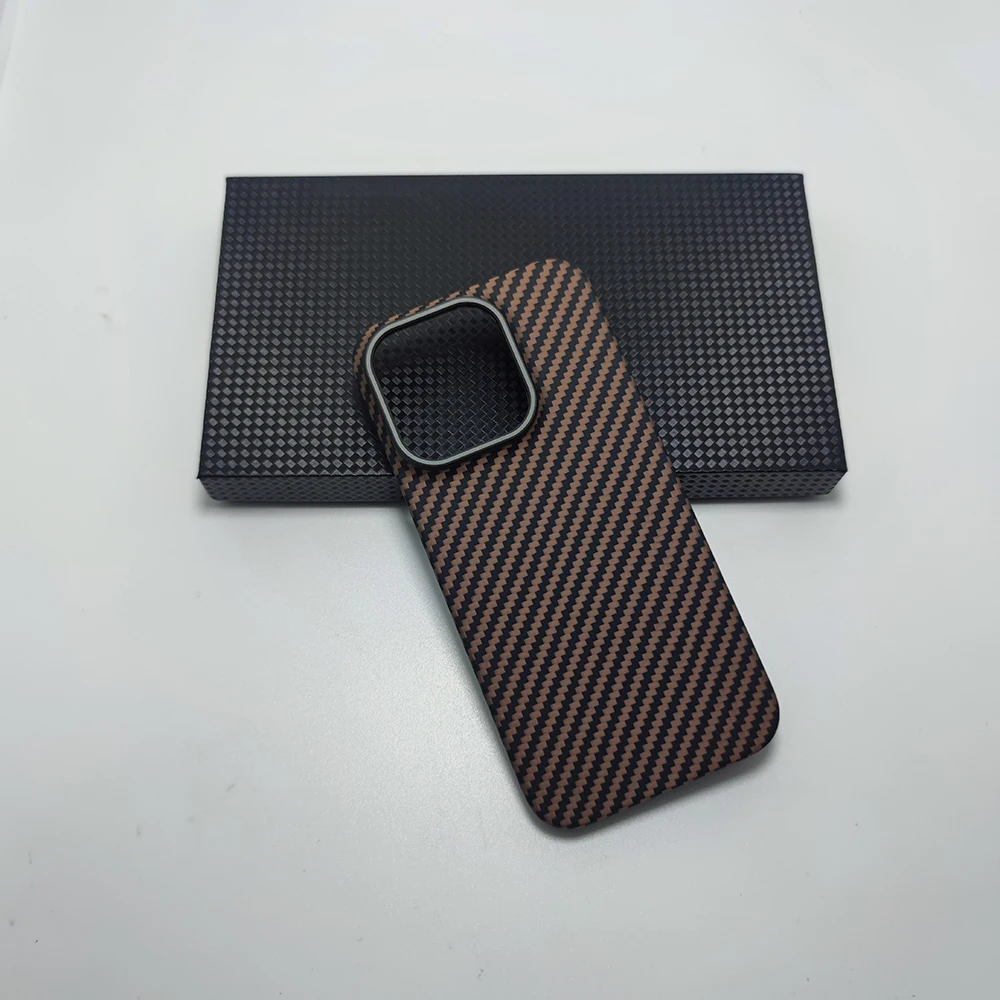 for iPhone 15 pro max case carbon fiber Lens protection ultra-thin Aramid fiber case for iphone 15 pro plus carbon cover