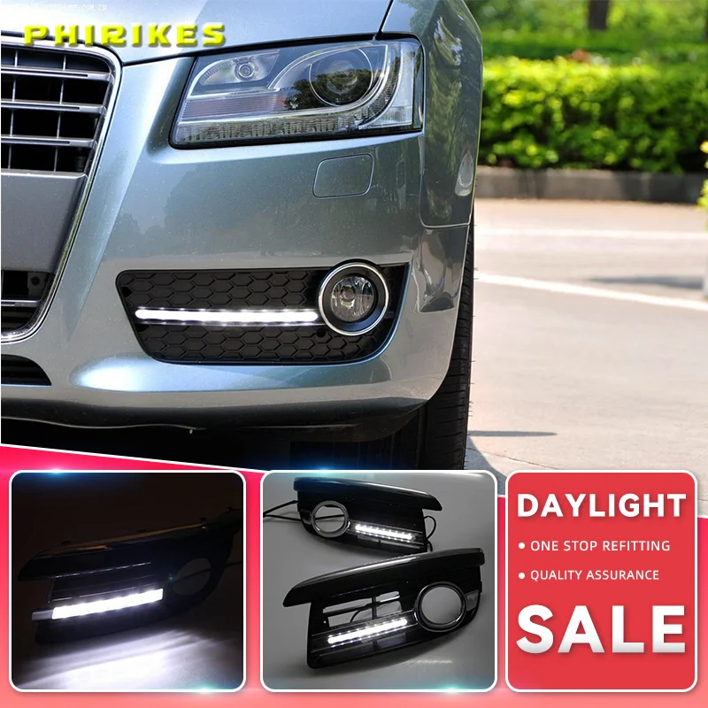 

For VWJetta 5 A5 MK5 2005 2006 2007 2008 2009 2010 LED DRL Daytime Running Lights With Wire Of Harness