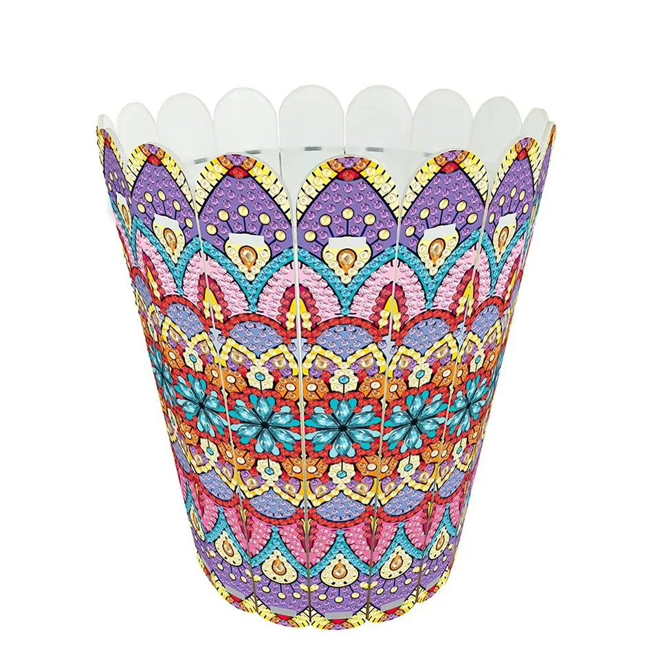 

Ваза для алмазной живописи, эстетическая алмазная живопись, ваза для цветов, настольная алмазная художественная ваза для цветочной композиции для домашнего офиса, декор