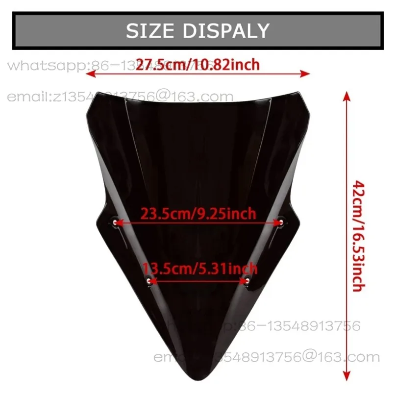 

Подходит для NINJA650 17 ~ 19 лет, направляющая крышка переднего лобового стекла, аксессуары для переднего лобового стекла