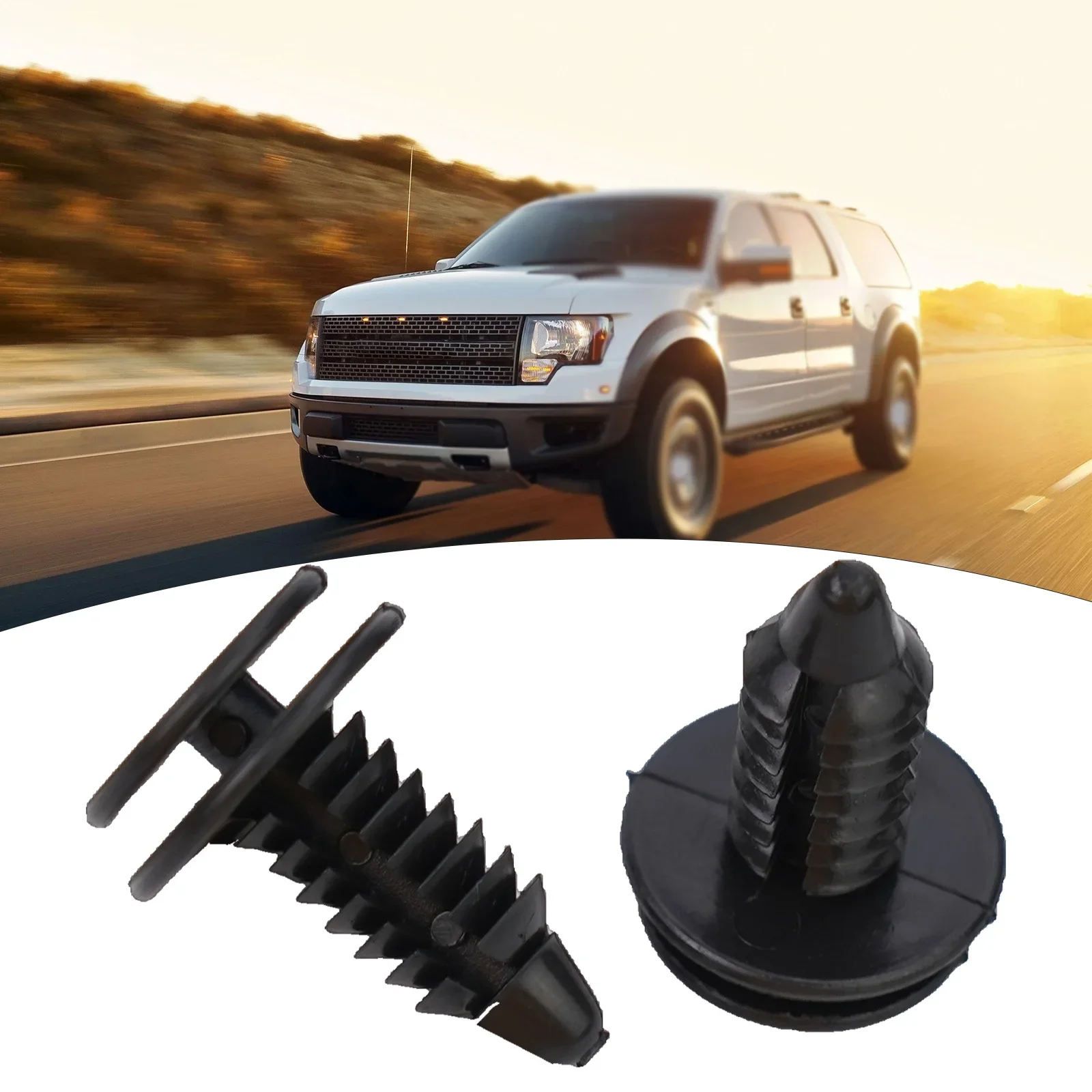 

Door Clips Fastener Interior N805155-S Nylon Panel Plastic Push Pin Rivet 6505878-AA Trim For Ford Chrysler Auveco