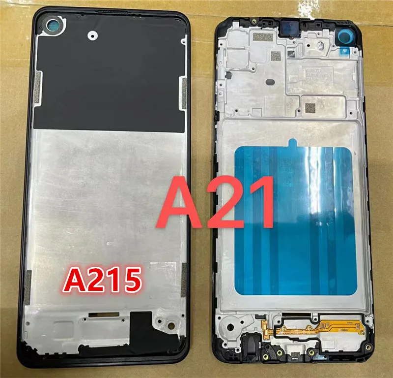 Middle Frame For Samsung Galaxy A21 A21S A22 A23 A24 A25 4G 5G Front Housing Board LCD Bezel Repair Spare Parts