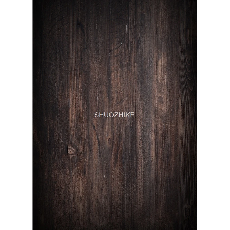 Tablones de madera y suelo de colores sólidos, accesorios de fotografía, luces y sombras deslumbrantes, WP-03 de fondo para retrato