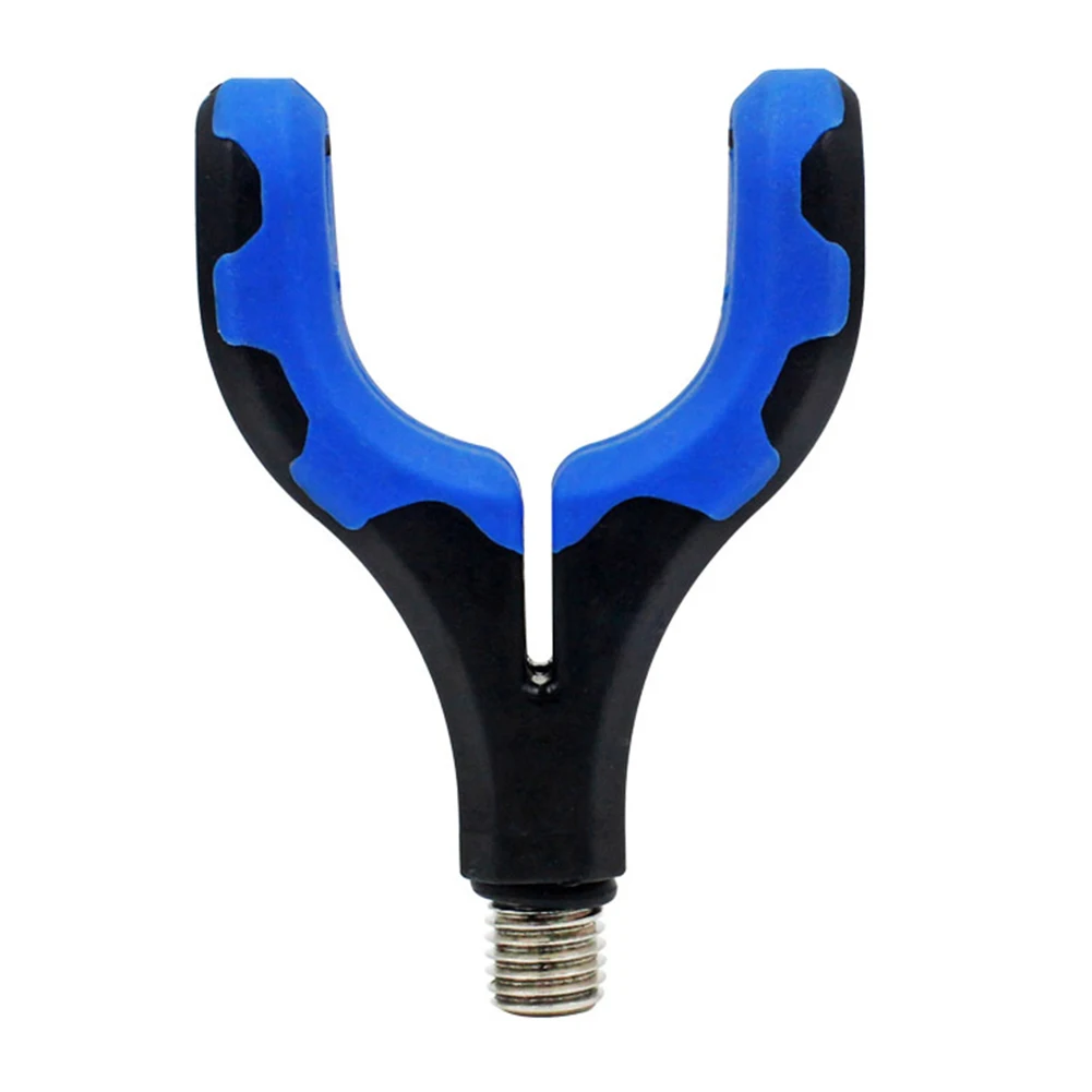 Carp Fishing Fishing Rod Holder Rod Rest Coarse Carp Fishing Tackle Gripper Rest Outer TPR Material 3/8 Thread Rod Holder Head