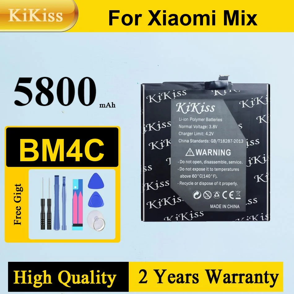 

5800Mah Kikiss Battery BM4C For Xiaomi MIX 1