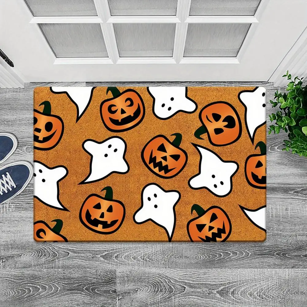 Cartoon Pumpkin head Halloween Bathroom Mat Door Entrance Carpet for Kitchen Floor Living Room Rug Entrance Doormat Home Decor