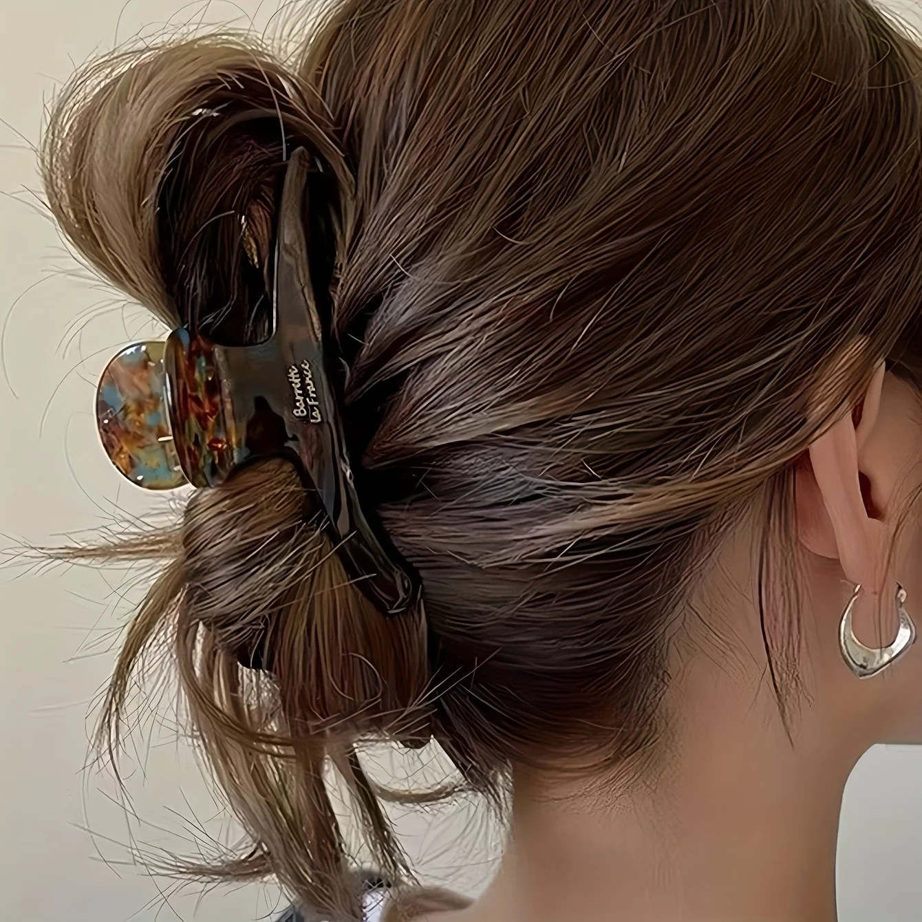 

Retro French Elegant High Grade Acetate Hair Claw for Women Temperament Decorate Lady Vintage Hair Clip Fashion Hair Accessories