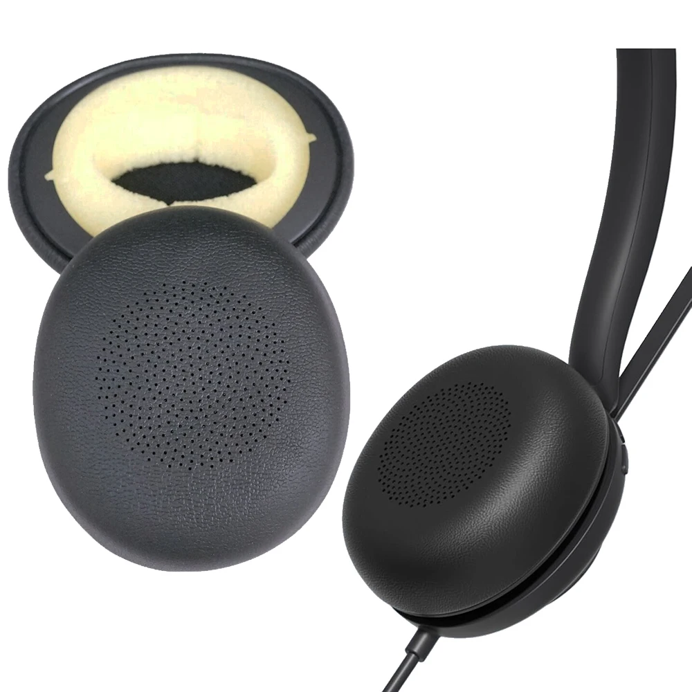 Almohadillas de repuesto V-MOTA para auriculares Yealink UH48 UH46 UH44 UH42 UH35 UH37 UC/USB Call Center, orejeras con cojín para los oídos