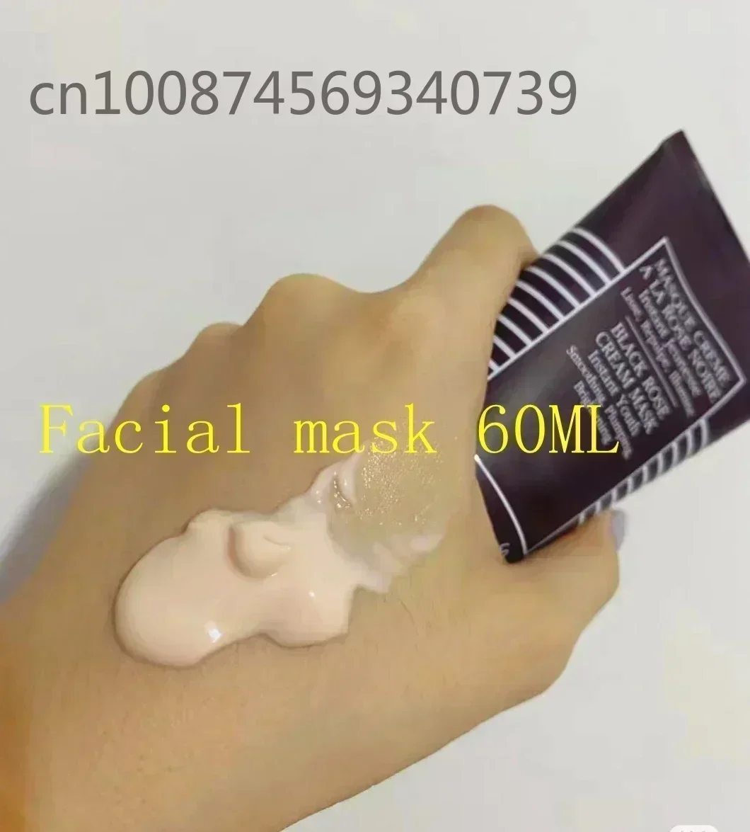 Crema facial de rosa negra/máscara de limpieza de terciopelo, 60ML, herramienta de maquillaje hidratante limpia para suavizar para jóvenes