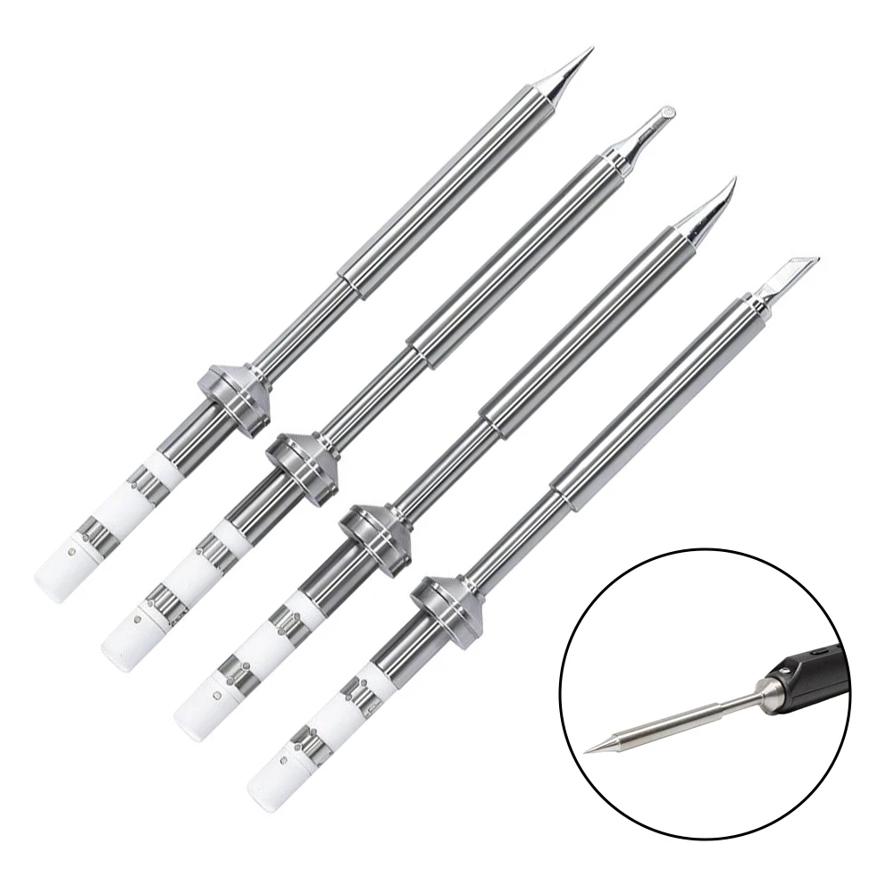 3/4 Stück TS100 Lötspitzen für TS100 TS101 Pinecil V2, schnell aufheizende Reparaturbits für elektronische Reparaturen und DIY-Projekte – Detail 1