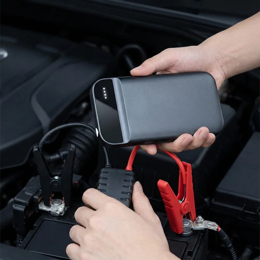 

Автомобильный стартер 12 В - аккумулятор большой емкости, аварийный аккумулятор для аварийного запуска автомобильного аккумулятора, спасения