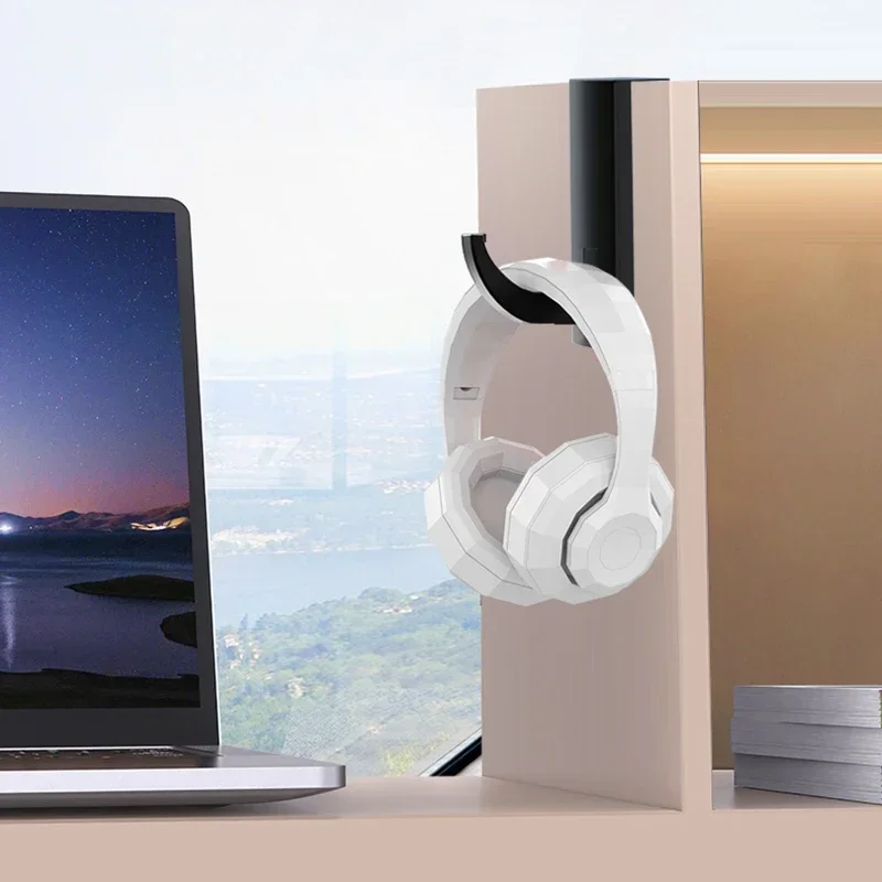 Headphones Stand Universal Headphone Headset Hanger Wall Hook PC Monitor Earphones Stands Rack Holders Rack Earphone Accessories