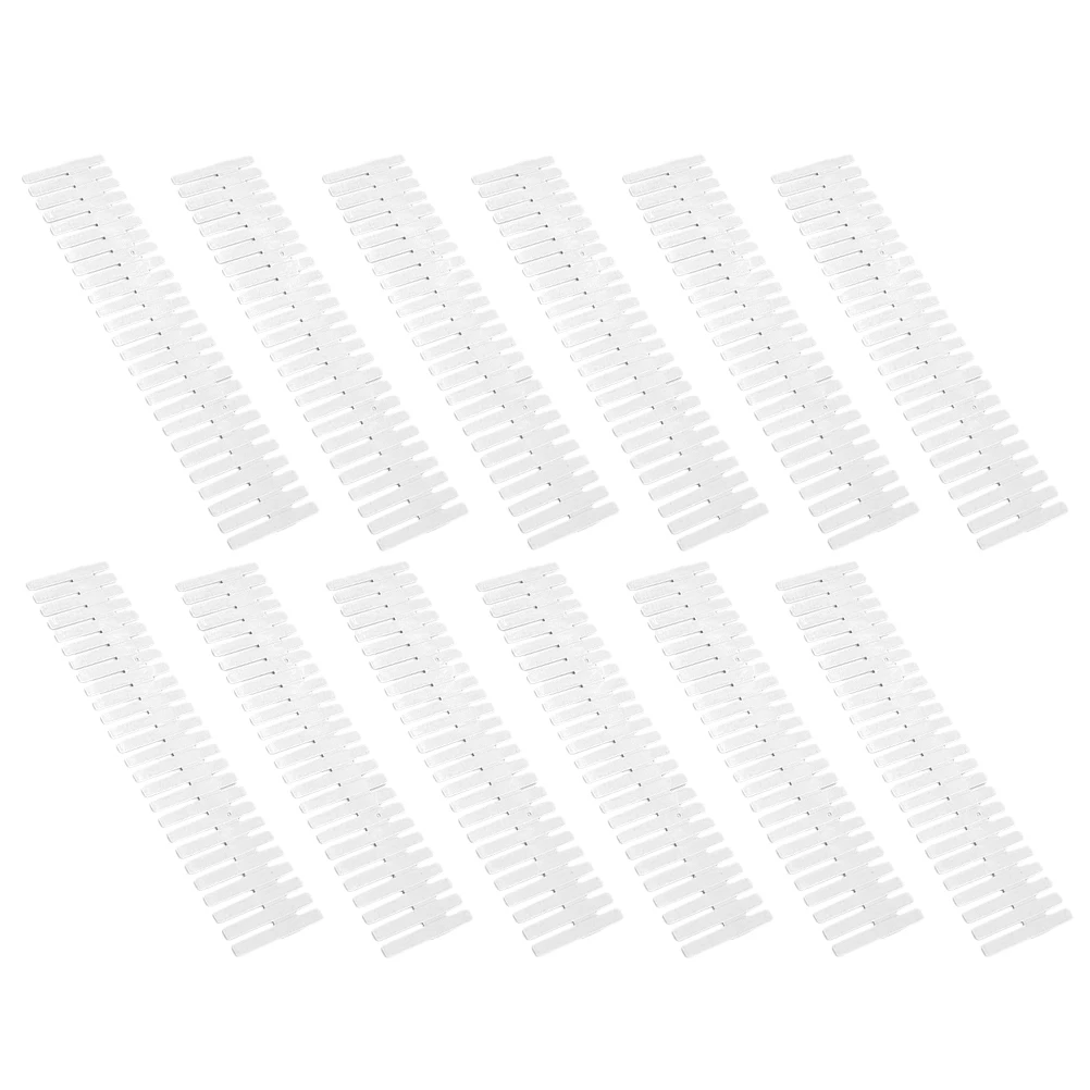 

12 Pcs Storage Partition Board Dividers for Dressers Plastic Shelves Transparent Drawer
