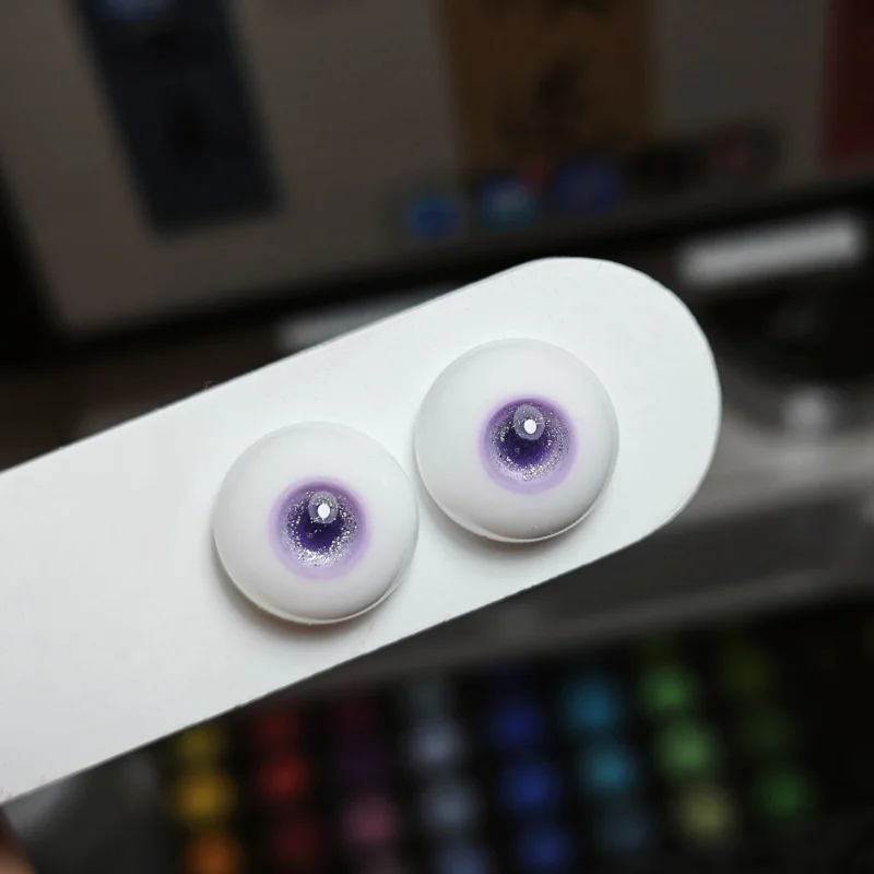 New 12mm 14mm Doll's Eyes for 1/4 1/6 Bjd Doll Imitation Glass Plaster Eyeball Handmade Girl Toys Play House Doll Accessories