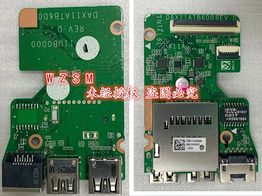 NEW USB For HP pavilion 15-AB 15-AN 17-G 17-S TPN-Q159 Q160 DAX11ATB6D0 Laptop USB Board Repair Accessory Replacement