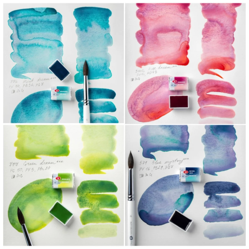 Russian White Nights Limited Edition Granulation Solid Watercolor of Professional Artist Grade Paints Vibrant Lightfast Colors view 3
