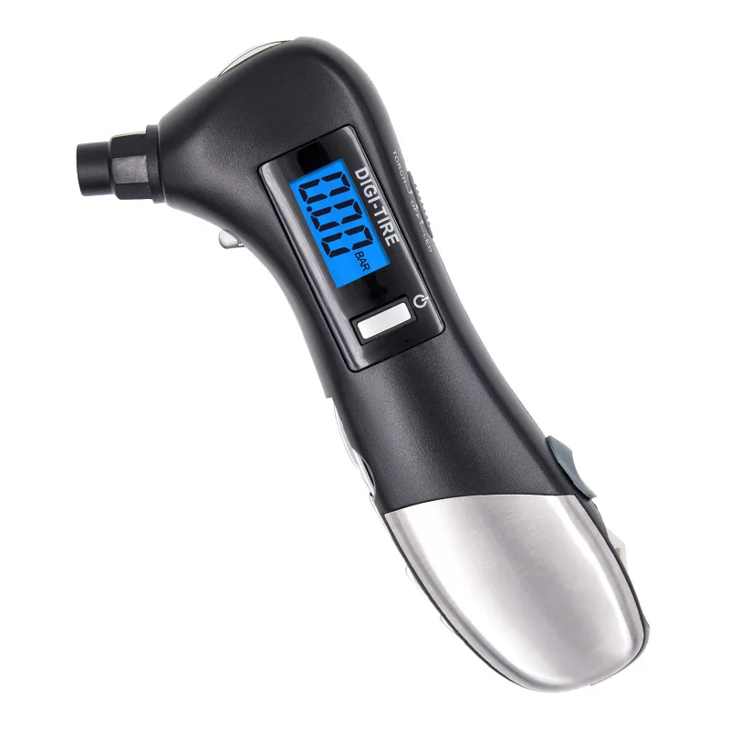 Car Tire Pressure Gauge Portable Window Breaking Escape Hammer Emergency Flashlight Seat Belt Cutting Machine Self Rescue Tool