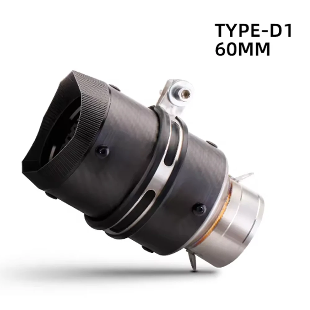 AR 51/60mm Universal Motorcycle Exhaust Muffler Suitable for Kawasaki 300 400 800 1000 CB300R R3 R6 MT07 MT09 DUKE390 ZX6R S1000 image 3