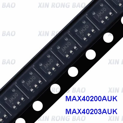 5pcs MAX40200 MAX40203 MAX40200AUK+T MAX40203AUK SOT-23-5 1A Ideal Diode Chip with Ultra Low Dropout IC