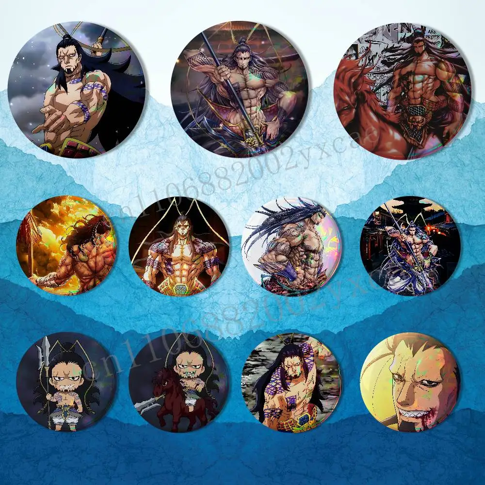 

R-Record of Ragnarok L-Lu Bu Creative Round Badge Button Pin Bag Decor Fans Collection Friends Gift Brooch