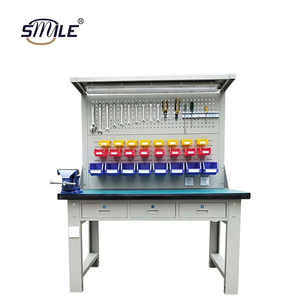 SMILE Heavy Duty lab electronic worktable electronics work benches furniture woodworking table work bench stand