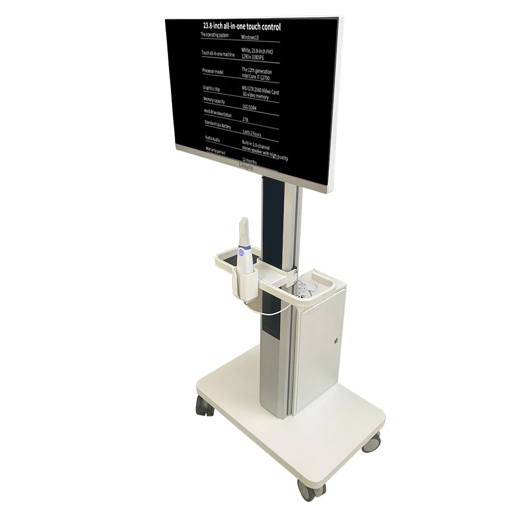 Hot Selling Hospital Furniture Medical Cart Integrated Sales of Cart with Touch Screen Computer Trolley Equipment