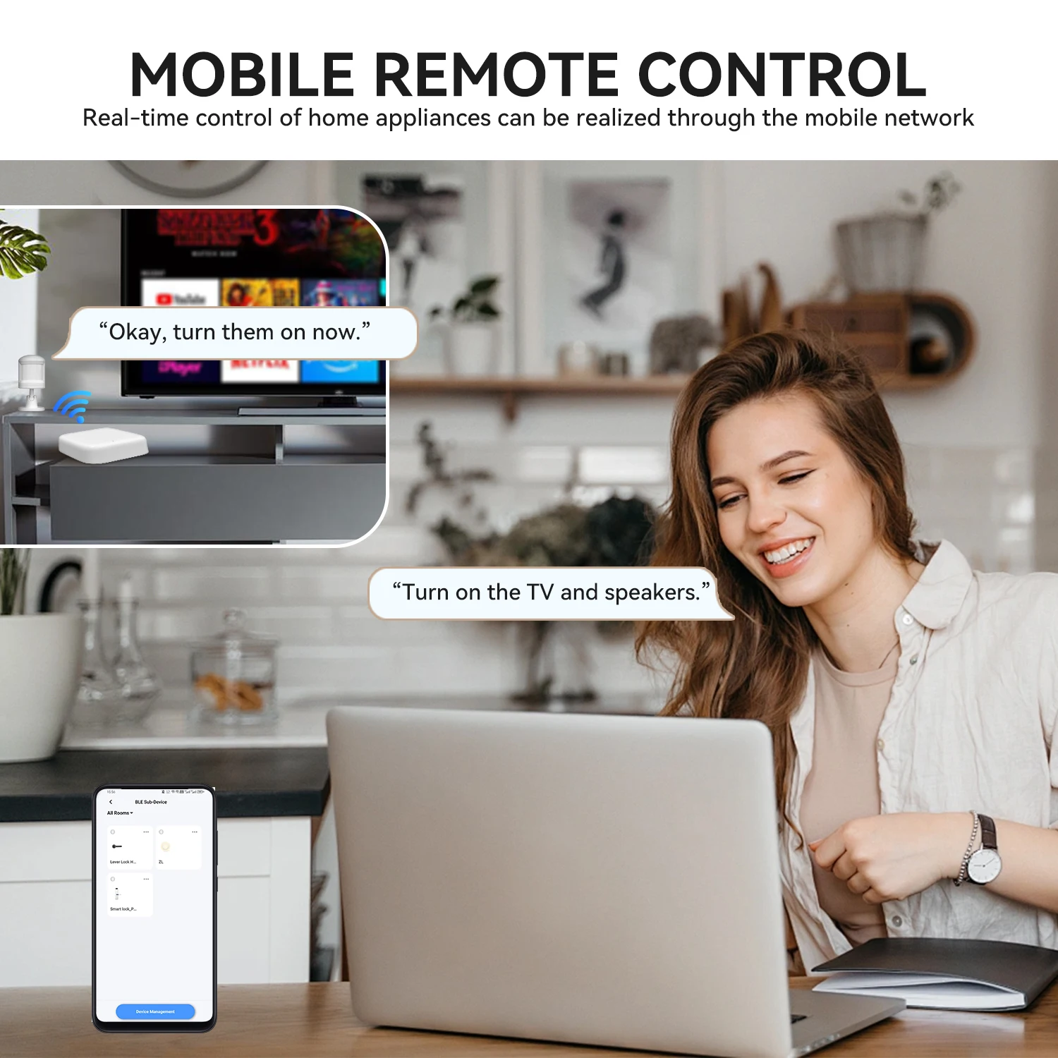 Tuya Bluetooth/Zigbee Multi-mode Gateway Hub Smart Life App Control Smart Home Automation Alexa And Google Home