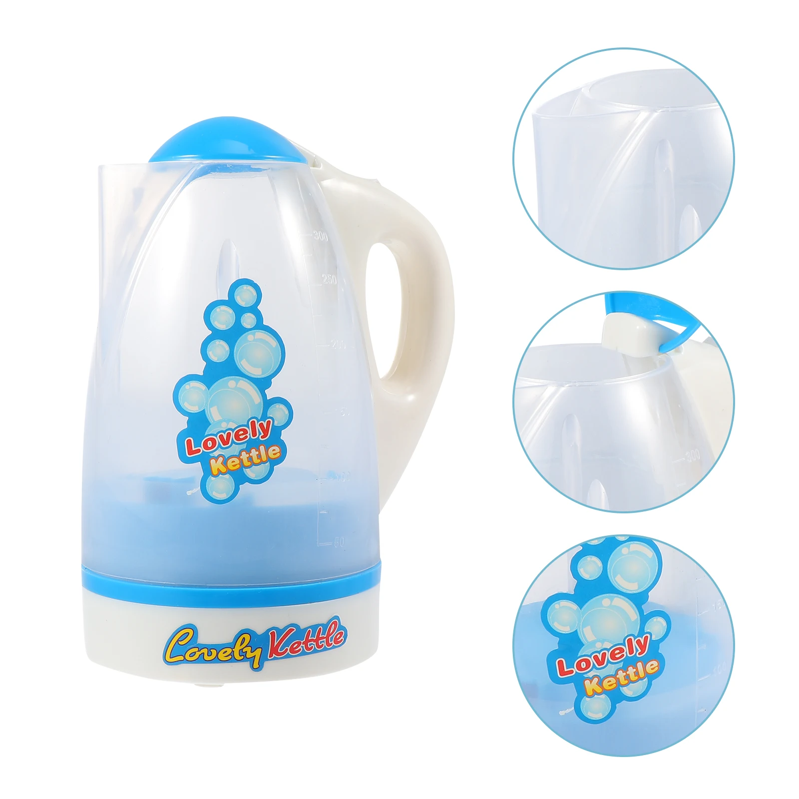 Bouilloire électrique musicale lumineuse, jouet éducatif pour enfants, appareil ménager, Simulation de cuisine, jouet en plastique léger, 1 pièce