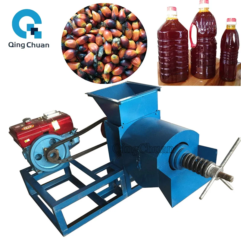 Palm Fruit Red Oil Pressing Machine Spiral Equipment Peanut Seeds Squeezer Business Sesame Sunflower Expeller Soybean Extraction