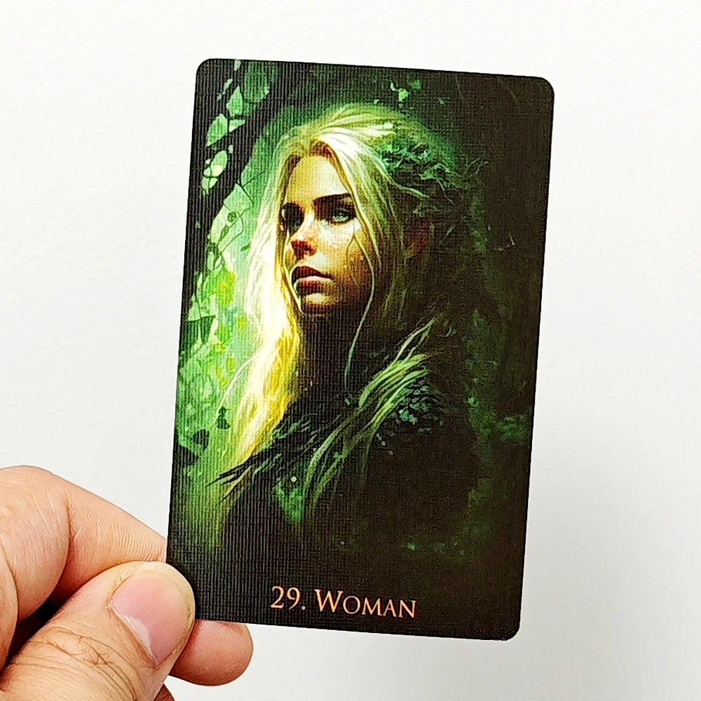 

Weird World Lenormand Deck 36 Pcs Fantasy Lenormand Cards, 9*6cm