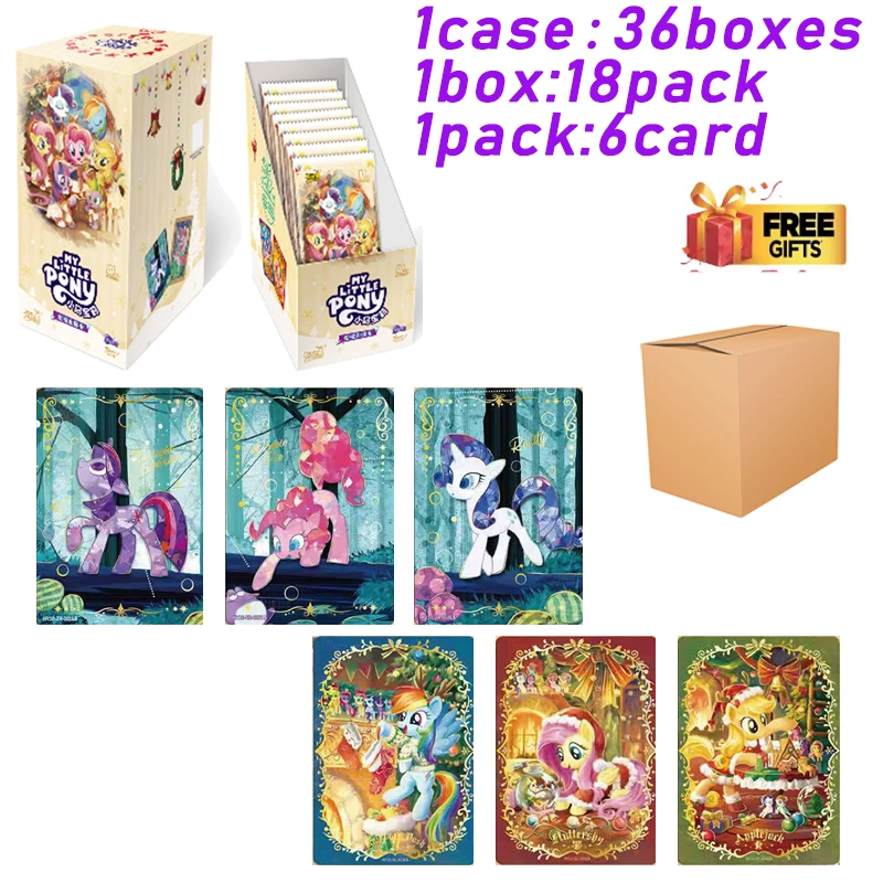 KAYOU Collection Cards My Little Pony - Vol.10 Huiyue Pack Series Rare Holo Board Games Party Game Christmas Gift Kids Anime Toy