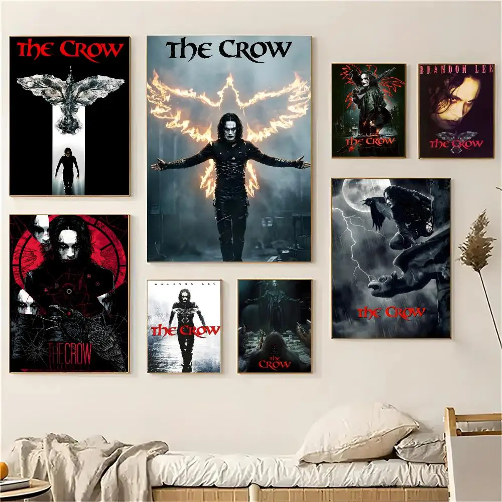 Fantesy Movies The C-Crow Poster Self-adhesive Decal Living Room Bedroom Party Bar Decor Moisture-proof Fade-resistant