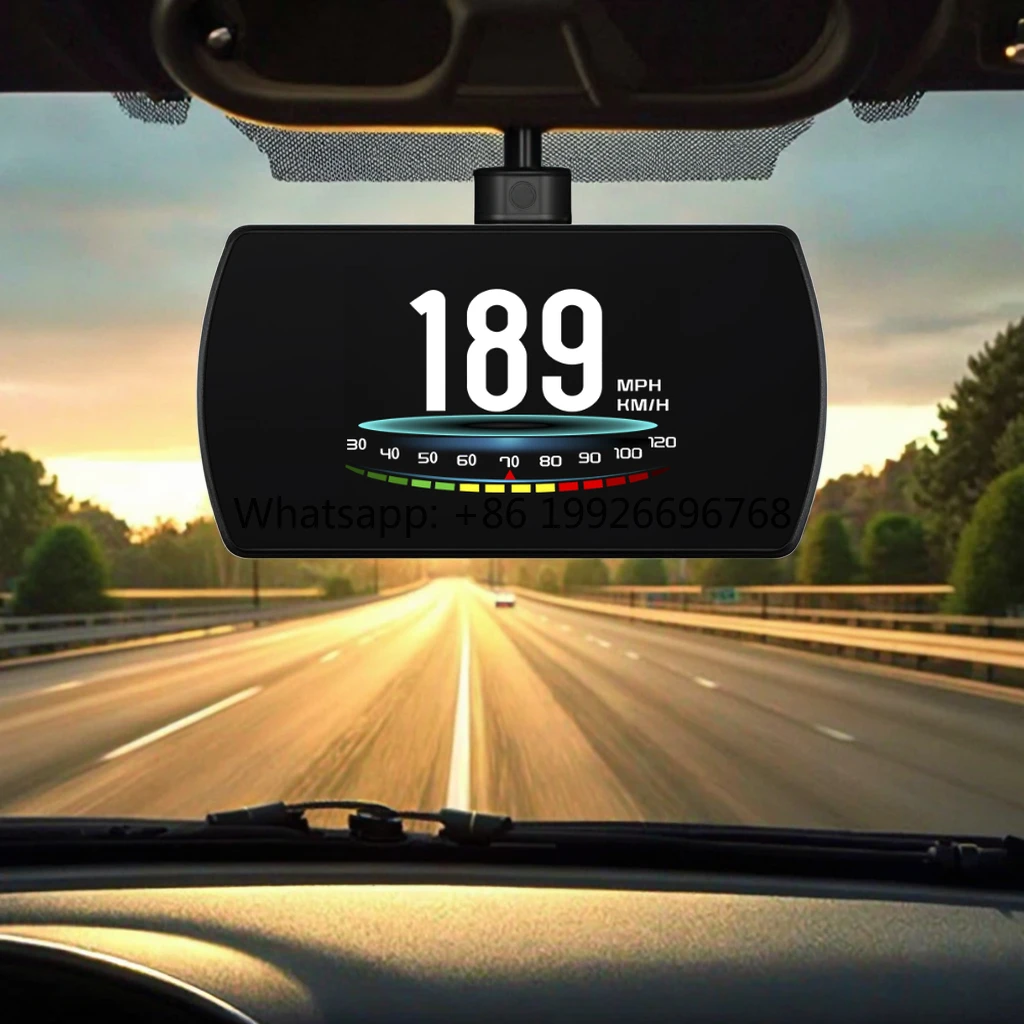

2025 New T812 Speedometer Universal 5 Inch LCD Smart Gauge Bluetooth Car Trip Computer 2 HUD for Automobile Car Speed
