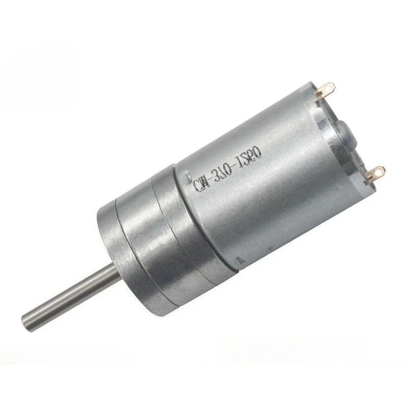 25GA370 DC reducer motor 12V 6V24V low speed forward and reverse large torque gear reducer motor long shaft