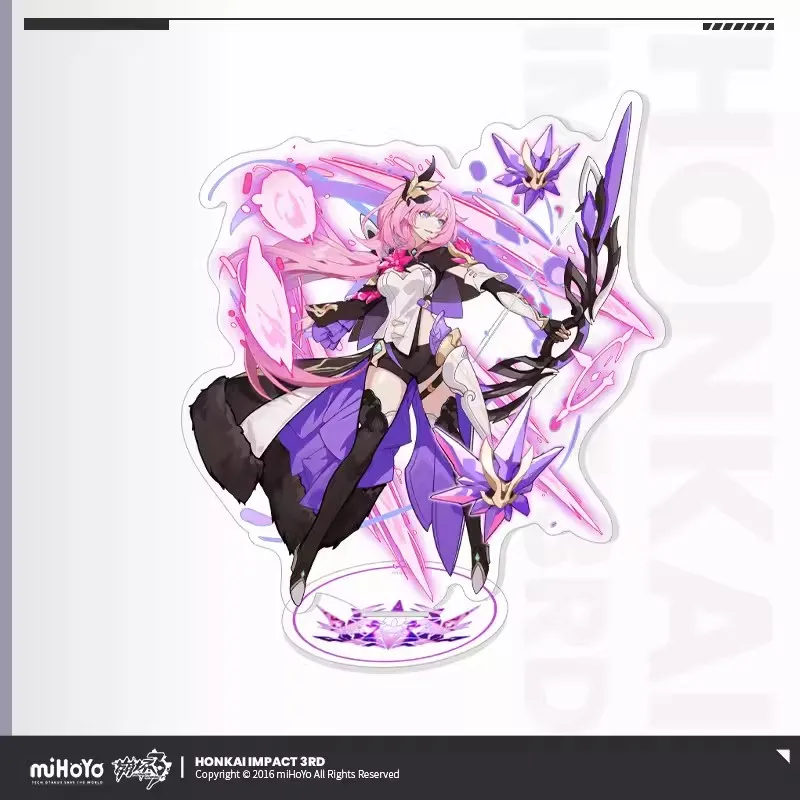 Przed sprzedażą miHoYo Official Honkai Impact 3 seria świętych szlaków akrylowych Lipai Elysia Seele Kiana Mei Bronya prezenty Cosplay Adornos