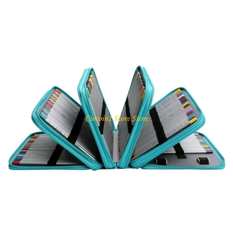 A3PC Multifunction Pencil Organizers Bag Pencil Case with Zippers for Adult Teen, Large Pencil Case with 252 Compartments