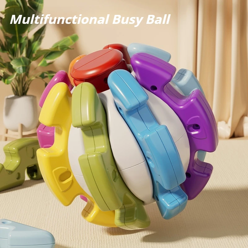 Children Educational Puzzle Toys 3 To 6 Years Colorful Ball Press Baby Brain Development Logical Thinking Training Kids Toys