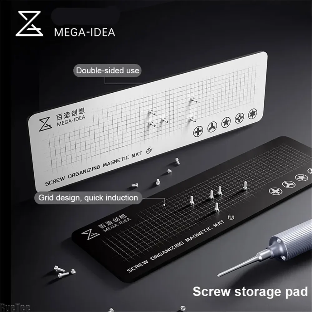 Universal Magnetic Repair Screws Storage Pad with Double Side Mobile Phone Maintenance Parts Organizer