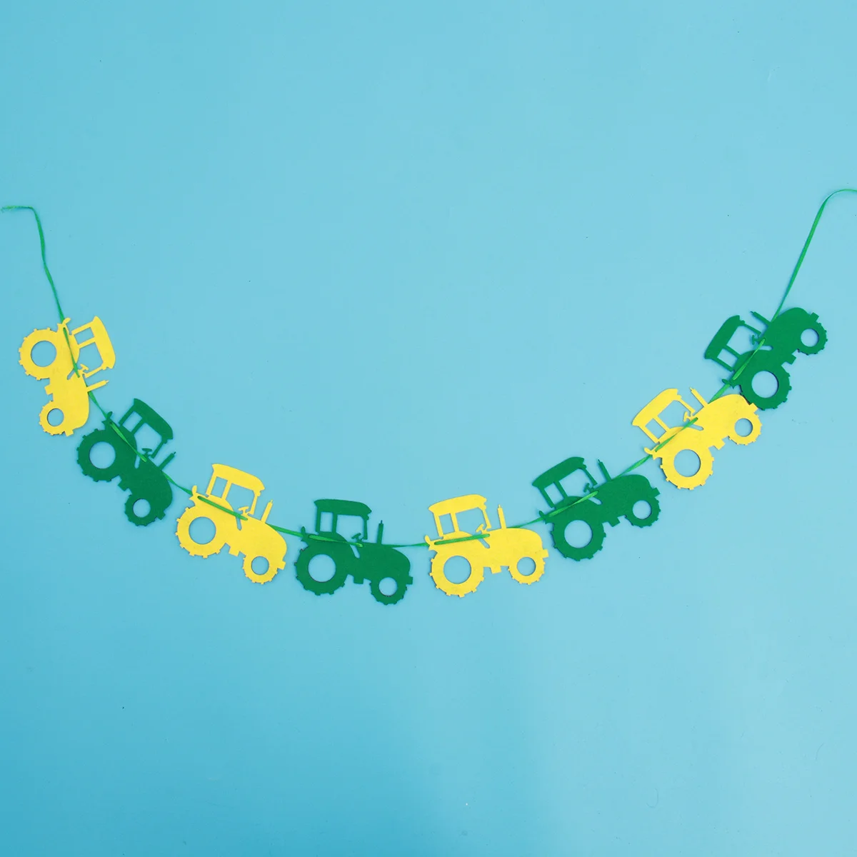 

2Pcs Festival Banner Engineering Vehicles Decor Perfect Ornament Party Happy Memorable Moment Kid Banner Engineering Vehicles