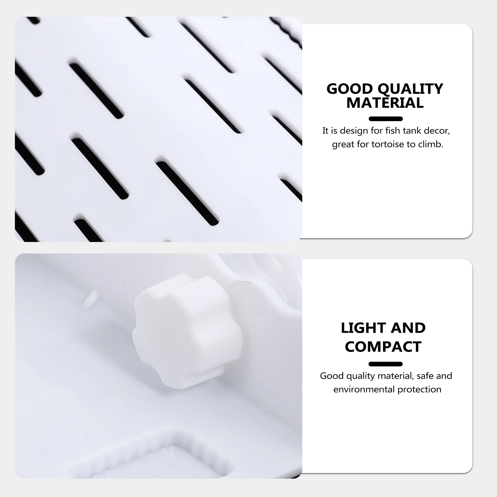 

1pc Turtle Basking Platform Plastic Climbing Island For Reptile Tortoise Resting Terrace Feeding Turtle Platform