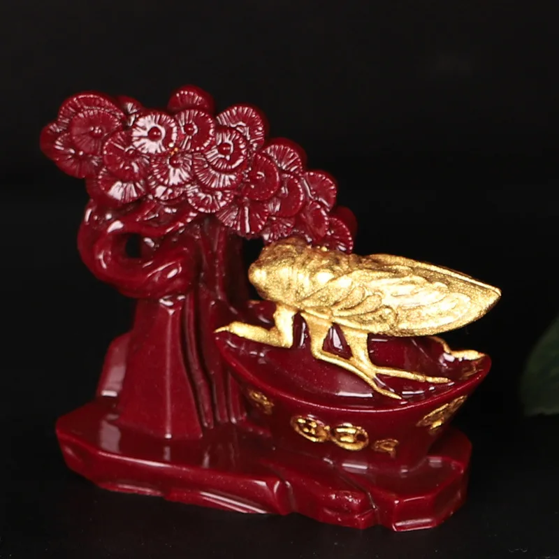 Zijin Cinnabar Make A Great Coup Pachira Macrocarpa Decoration Crafts Home Classroom Living Room Bedroom Small Ornaments