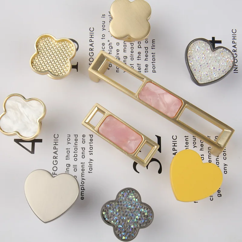 خزانة الملابس والخزانة ومقابض الأدراج وباب خزانة المطبخ يسحب مقابض خزانة من سبائك الزنك للأثاث #3