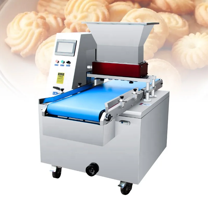 Fully Automatic small cookie decorating depositor machine cookie making machine for extruder butter cream chocolate cookie